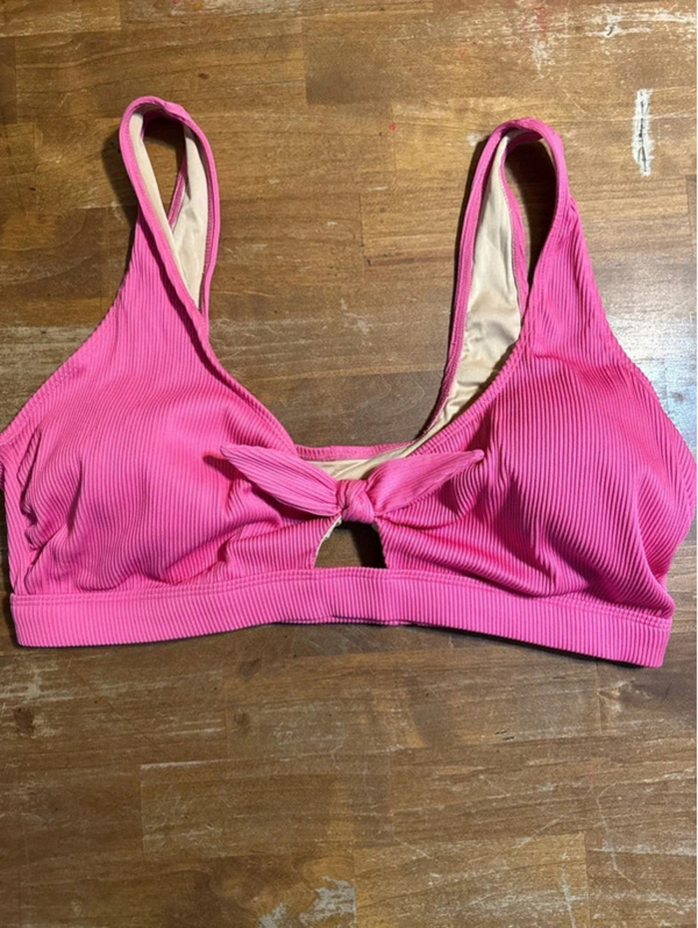 Old Navy 2xl bathing suit top Pink Ribbed